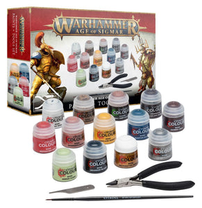 Age Of Sigmar Paints + Tools Set