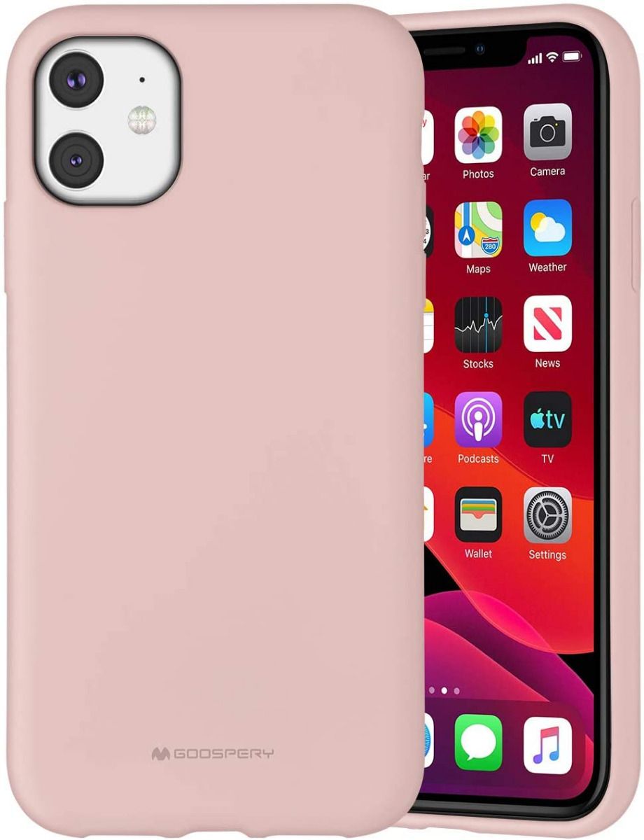 iPhone 11 Goospery Silicone - Pink